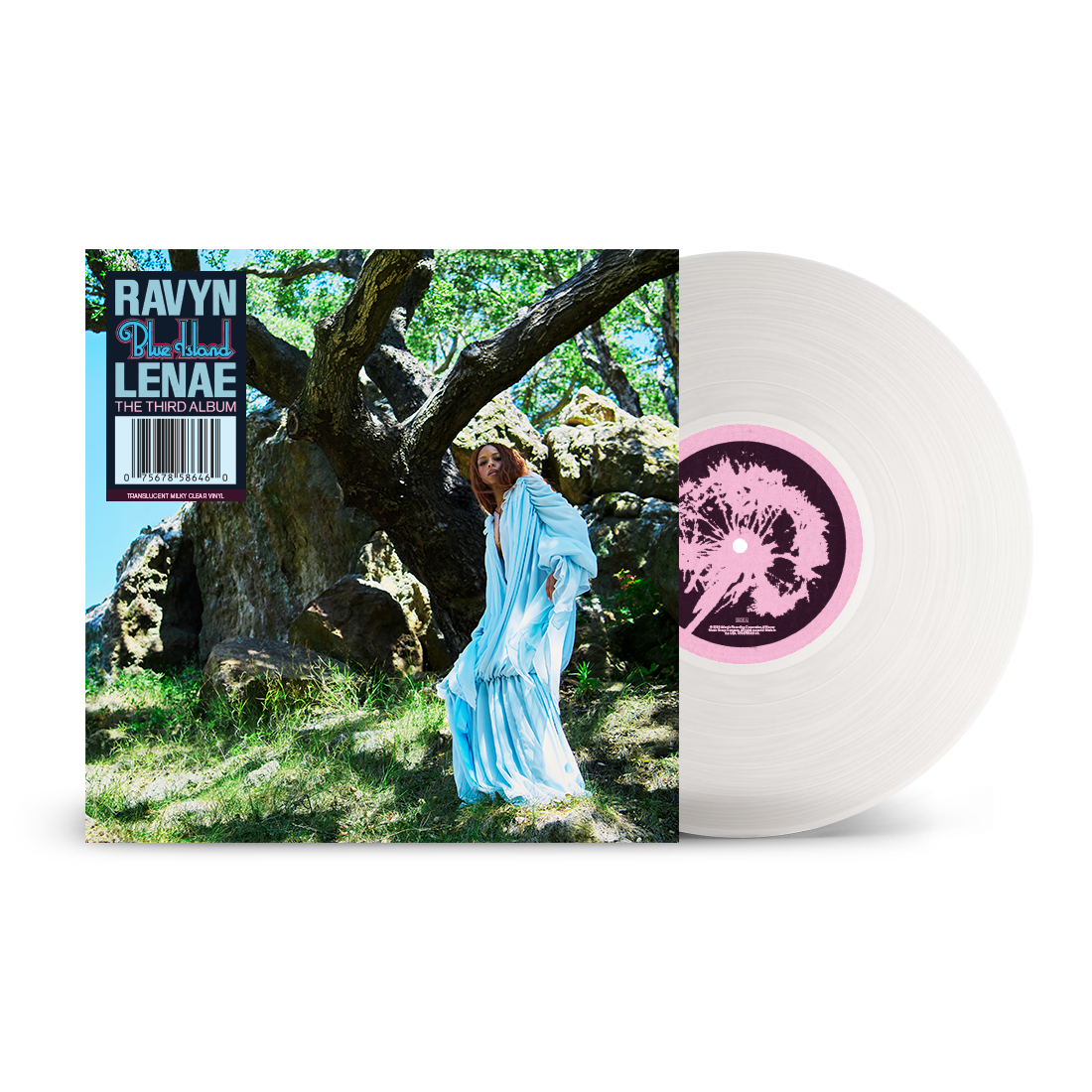 RAVYN LENAE | LP « Blue Island » Translucent Milky Clear