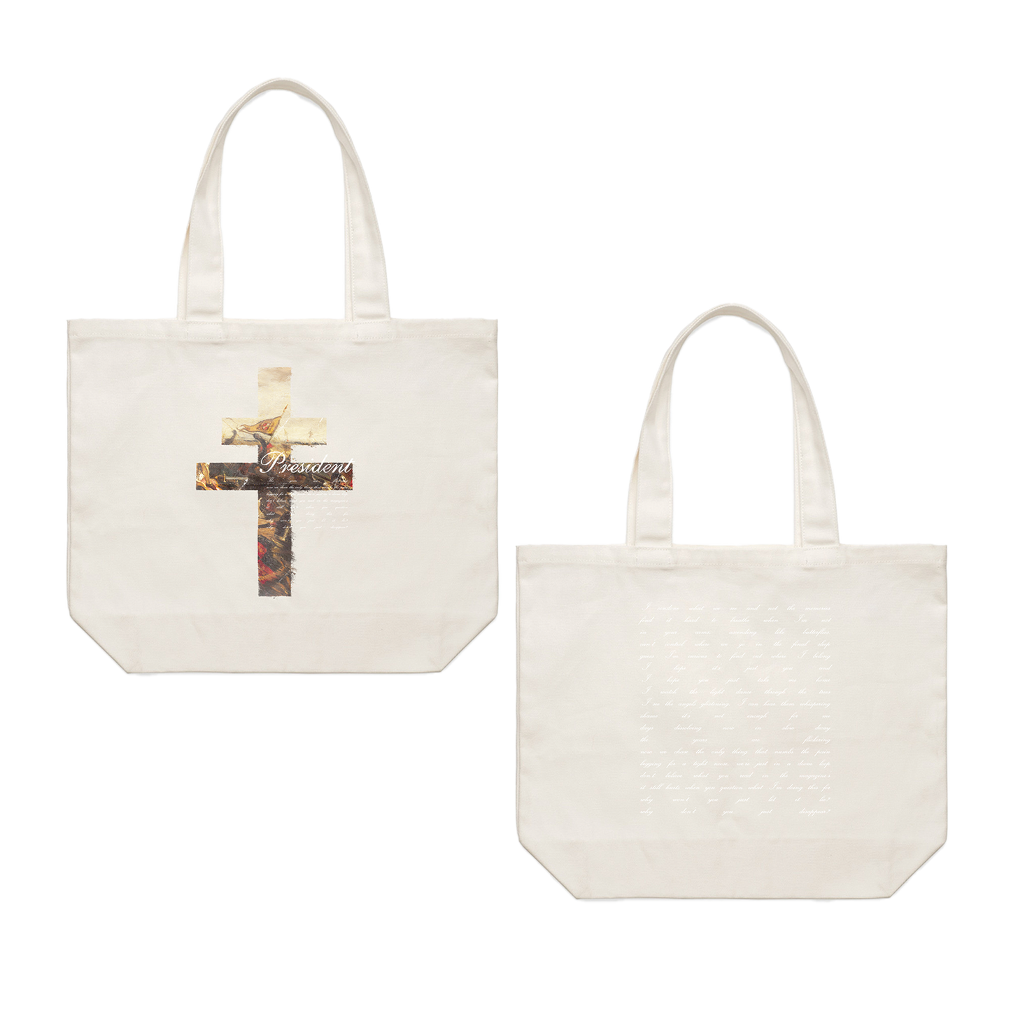 PRESIDENT | Tote Bag « Blood of your Empire » Cream