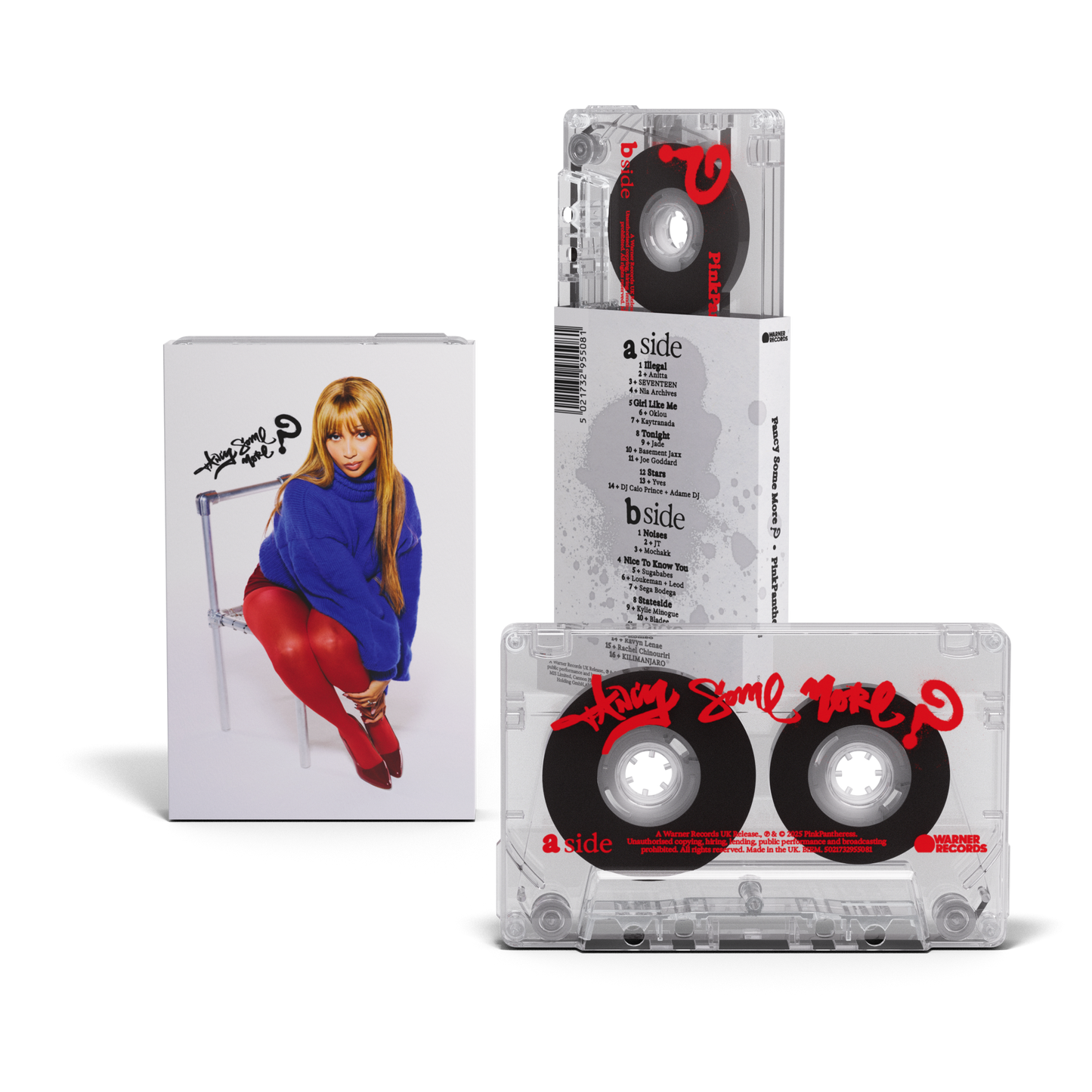 PINKPANTHERESS | « Fancy Some More? » Cassette transparente et grise