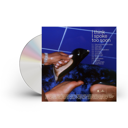 RACHEL CHINOURIRI | CD  « I think I spoke too soon »  Exclusive Sleeve #3