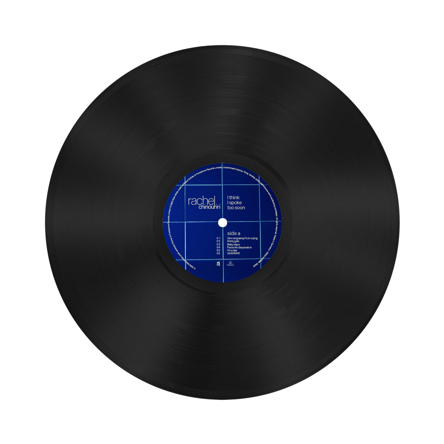 RACHEL CHINOURIRI | LP standard « I think I spoke too soon »  Black EcoRecord