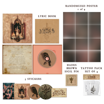 MELANIE MARTINEZ | Coffret CD « HADES » + Pin's émaillé Sigil Hades Brown