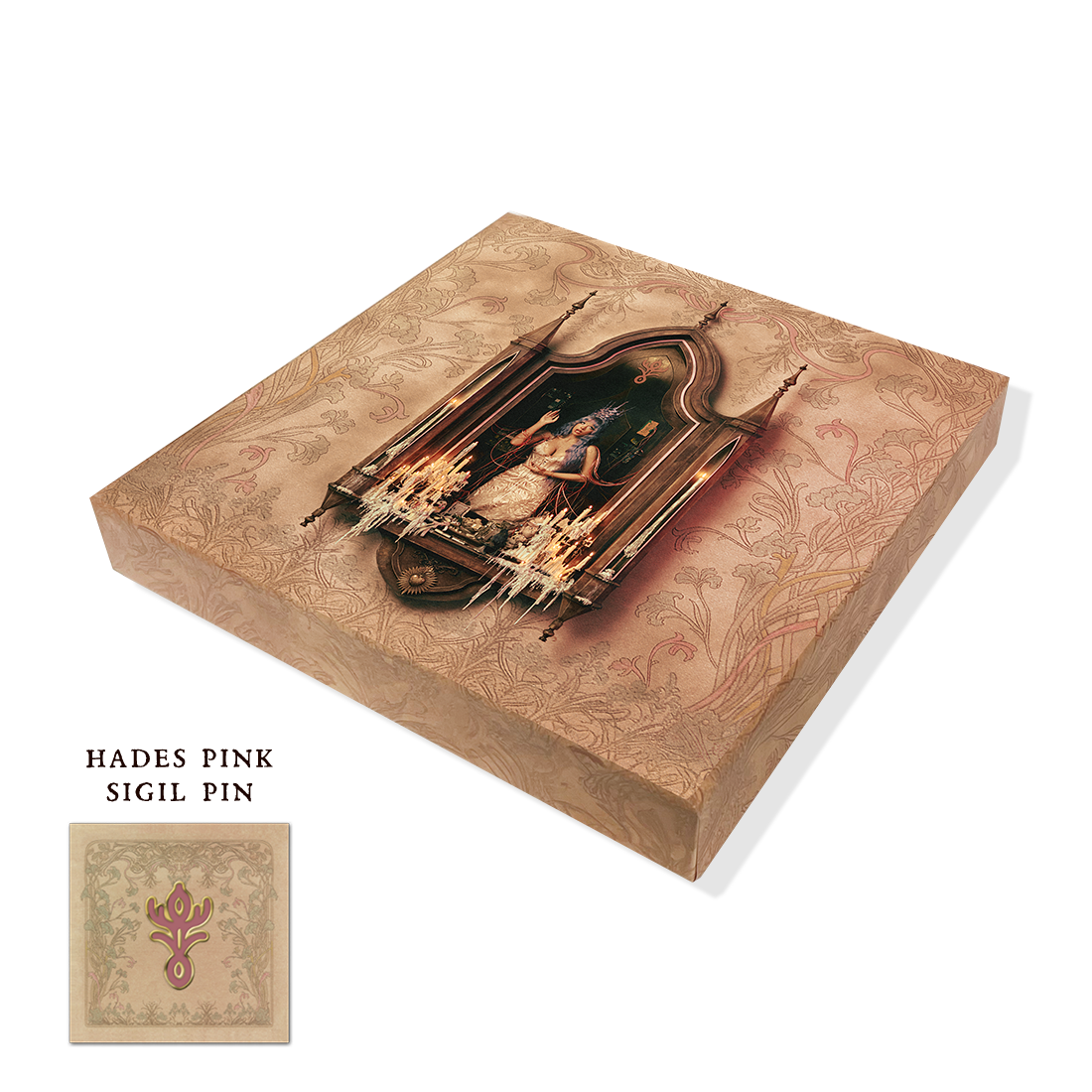 MELANIE MARTINEZ |  Coffret CD « HADES » + Pin's émaillé Sigil Hades Pink