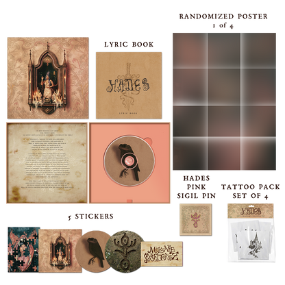 MELANIE MARTINEZ |  Coffret CD « HADES » + Pin's émaillé Sigil Hades Pink
