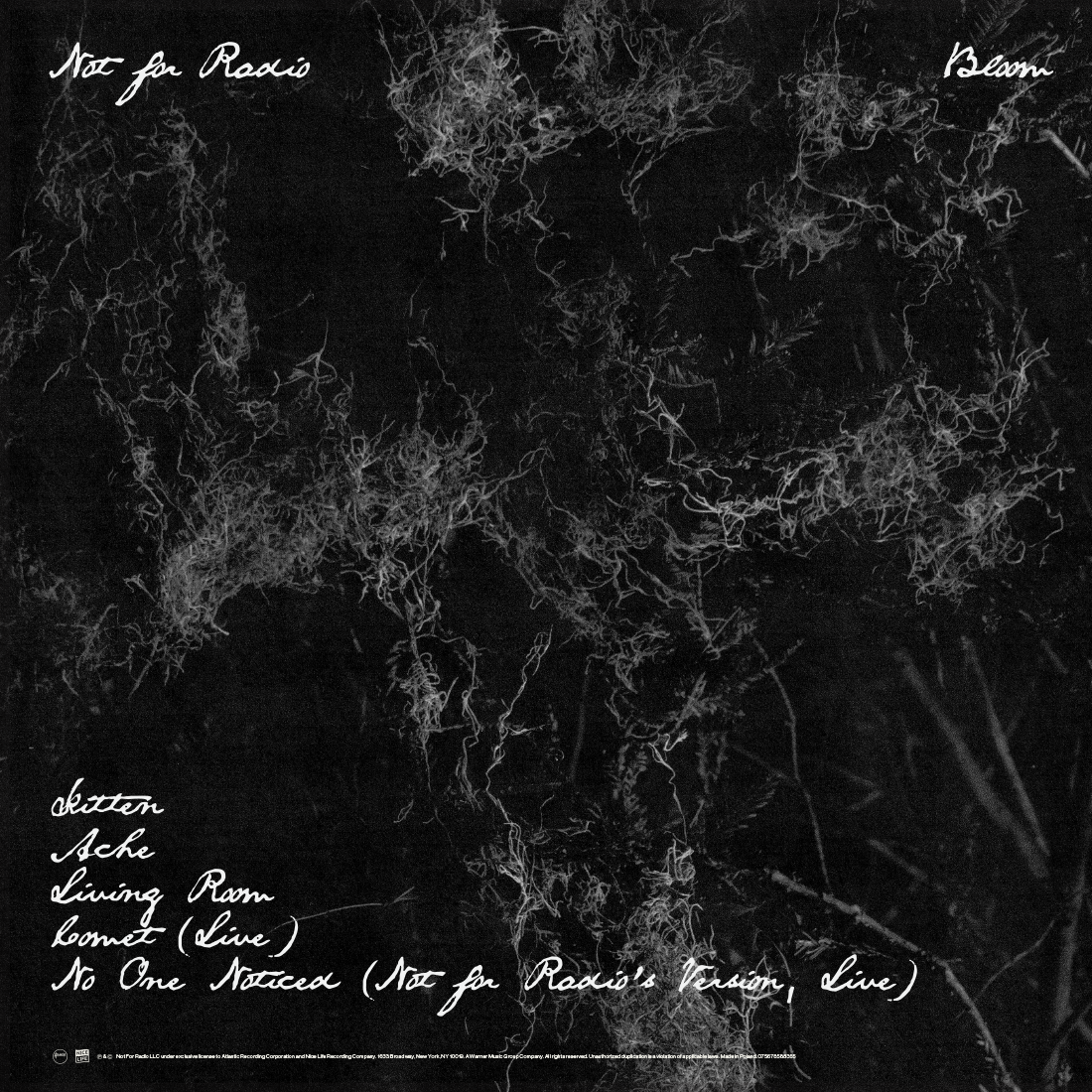 NOT FOR RADIO | Flower-shaped "Bloom" vinyl (limited edition)