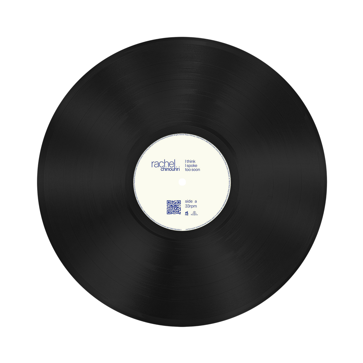 RACHEL CHINOURIRI | LP « I think I spoke too soon »  Limited White Label Pressing (Store Exclusive)