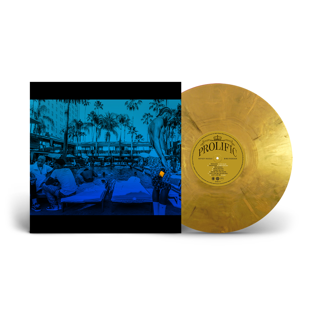 NIPSEY HUSSLE & BINO RIDEAUX | LP « PROLIFIC » (Limited Edition Metallic Gold)