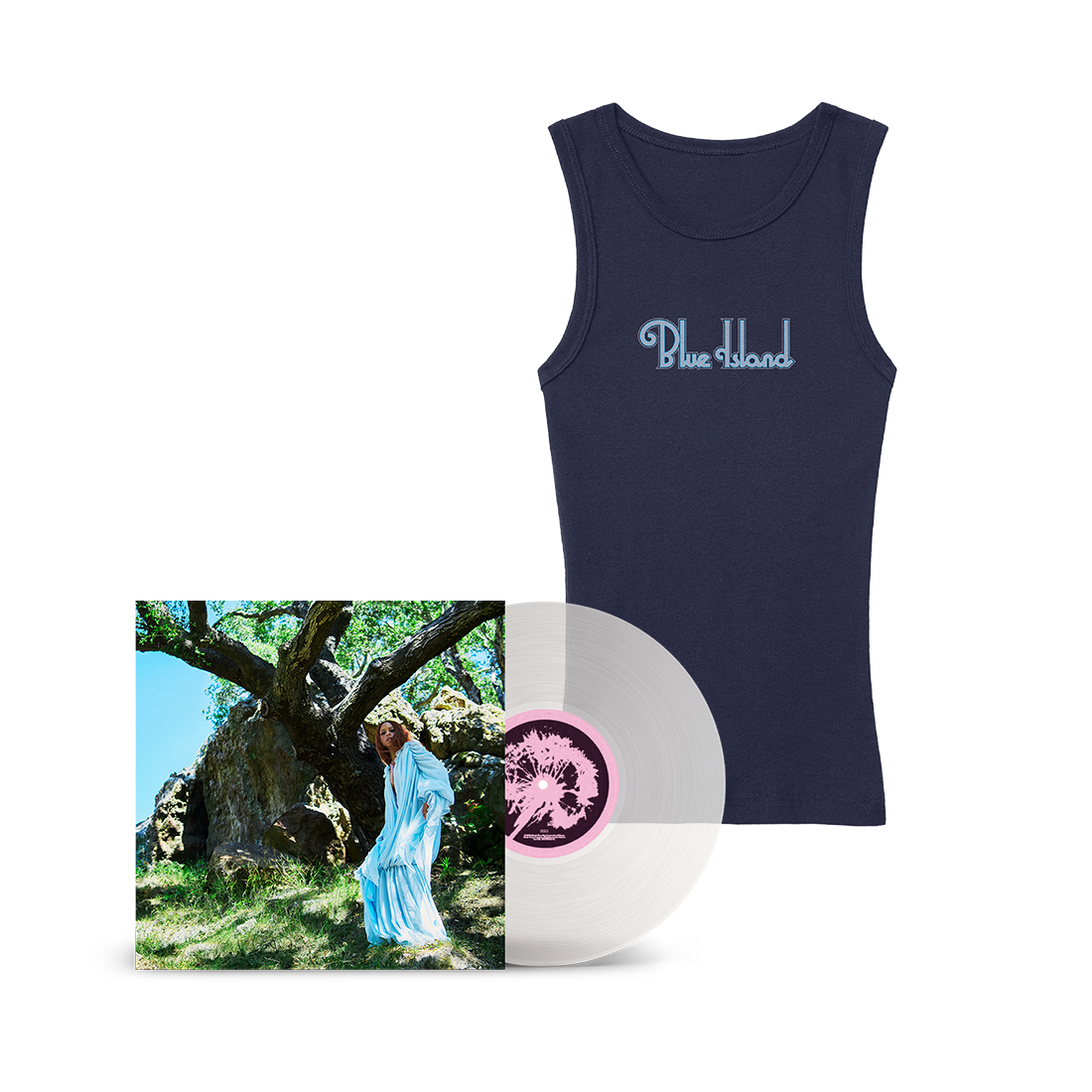 RAVYN LENAE | Pack LP Translucent Milky Clear & Tank « Blue Island »