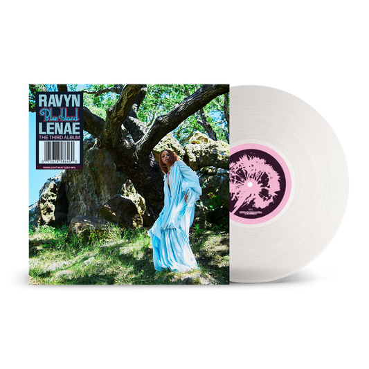 RAVYN LENAE | LP signé « Blue Island » Translucent Milky Clear