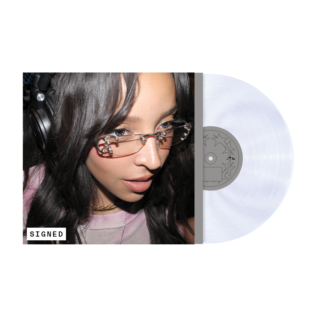 TINASHE | LP « POPSTAR » Starry Eyes Transparent dédicacé