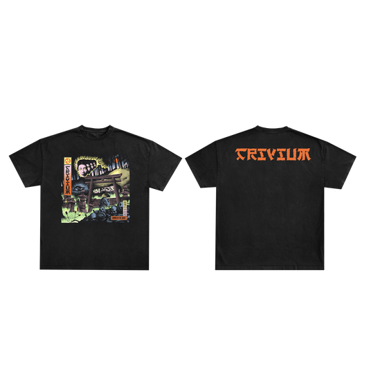 TRIVIUM | T-shirt cover « Crown In The Grave » noir