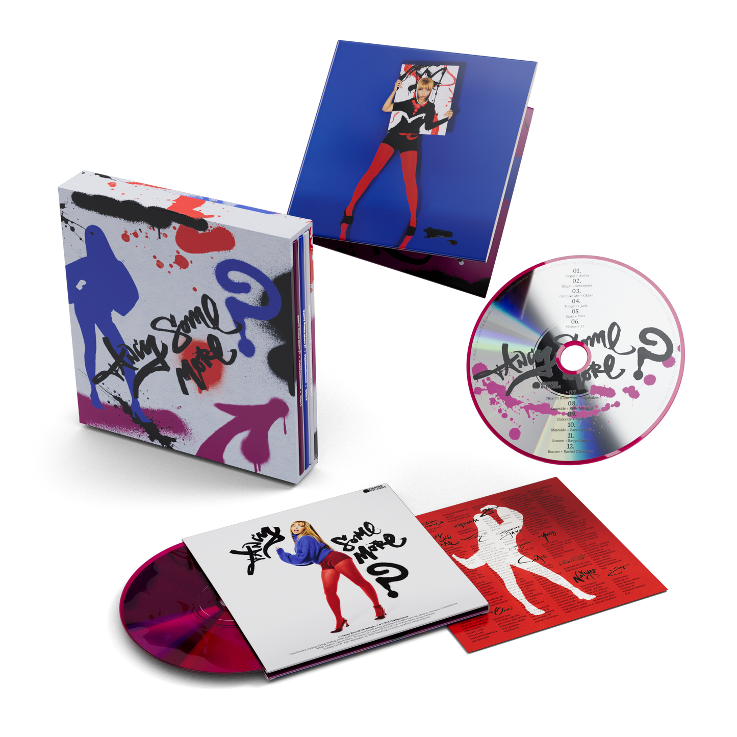 PINKPANTHERESS  | « Fancy Some More? »  Édition 3 CD - Disques colorés & Pochette Mini Gatefold