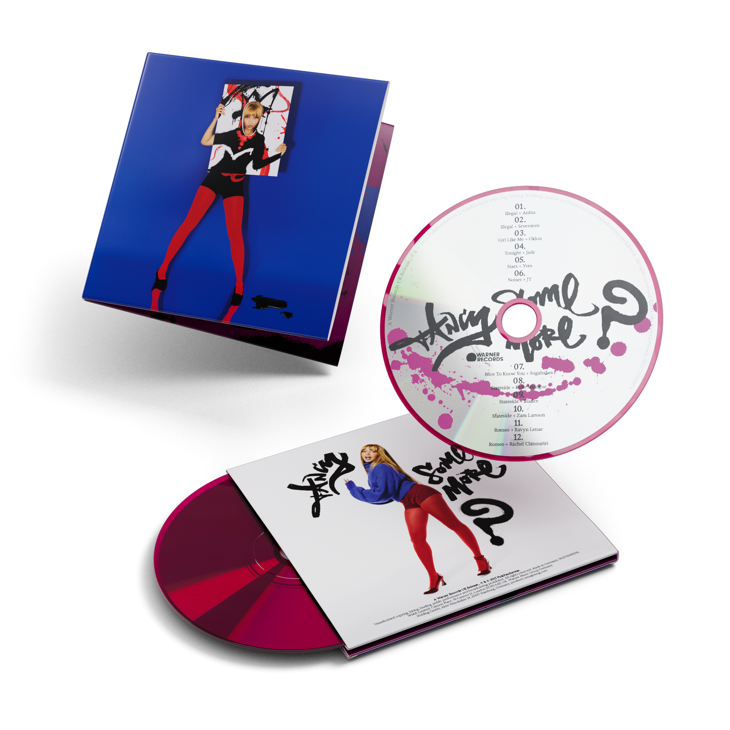 PINKPANTHERESS  | « Fancy Some More? »  Édition 3 CD - Disques colorés & Pochette Mini Gatefold