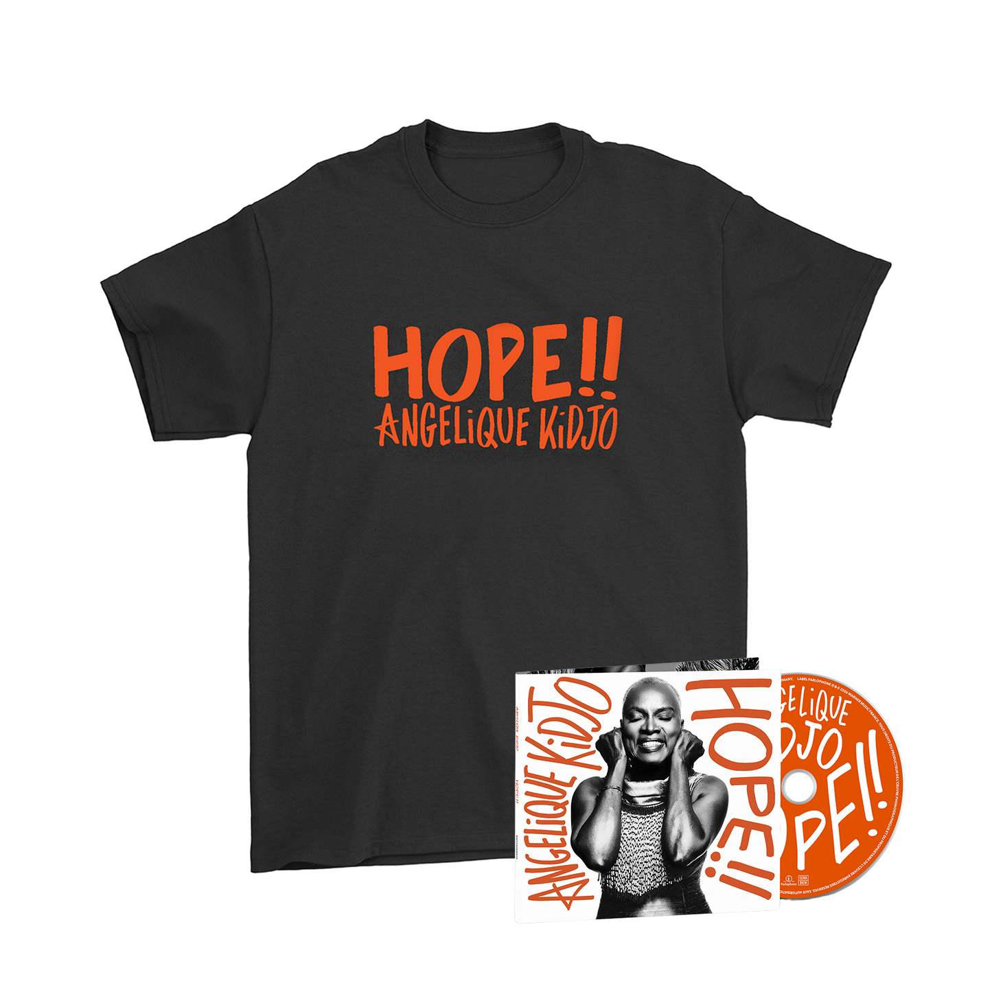 ANGELIQUE KIDJO | Pack CD dédicacé + T-shirt HOPE!!