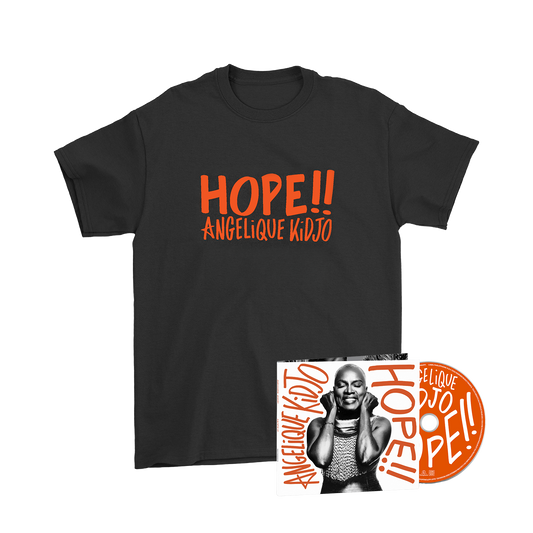 ANGELIQUE KIDJO | Pack CD dédicacé + T-shirt HOPE!!