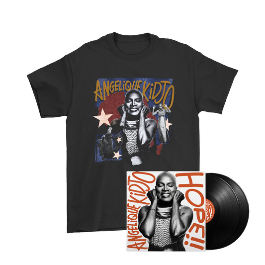 ANGELIQUE KIDJO | Pack Double Vinyle dédicacé + T-shirt LEGACY