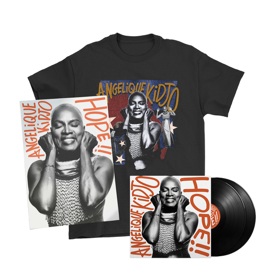 ANGELIQUE KIDJO | Pack Double Vinyle dédicacé + Lithographie +  T-shirt LEGACY