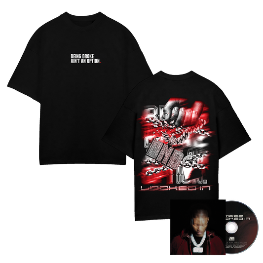 NEMZZZ | Pack Locked In CD Wallet & Being Broke Ain't An Option Tee