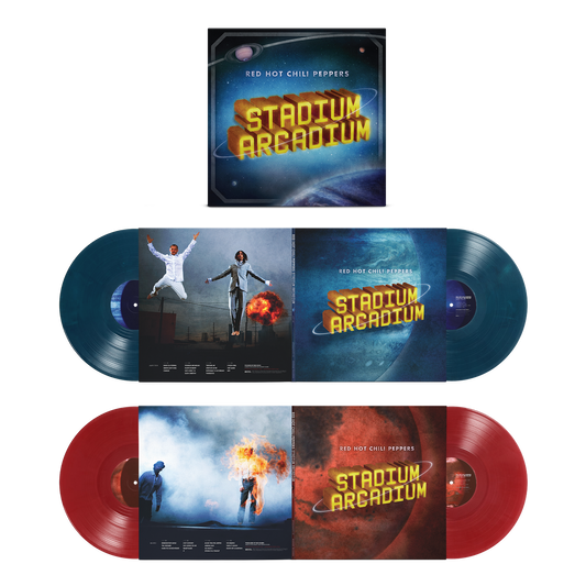 Red Hot Chili Peppers | 4 Vinyles « Stadium Arcadium » Édition Limitée 20ème Anniversaire - Bleu Océan & Rouge Rubis