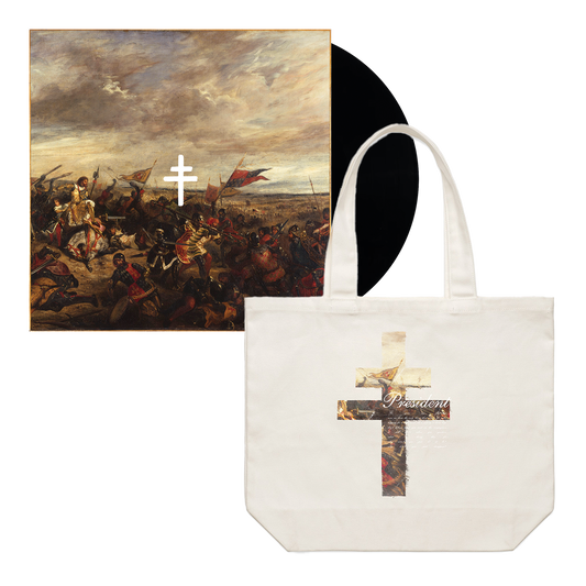 PRESIDENT | Pack Signed Blood Of Your Empire Vinyl & Blood Of Your Empire Tote Bag Cream
